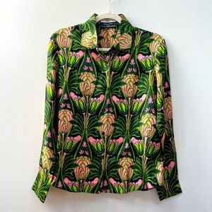 LN Prada x Holliday&Brown London Silk Blouse size 2